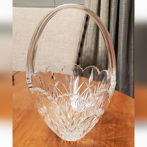 Royal Limited, Crystal 24% full lead crystal basket. Made in Czech Republic - Picture 6 of 7